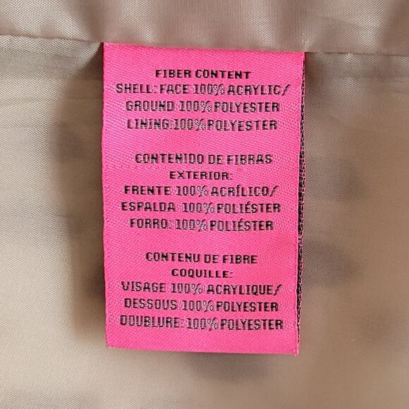 Betsey Johnson Y2K Snow Leopard Faux Fur Vest Glam Shaggy Statement Size S - Picture 6 of 8